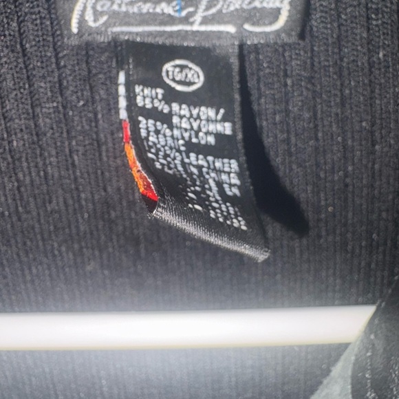 Katherine Barclay Black Leather Jacket with Faux Fur Collar - Picture 2 of 12